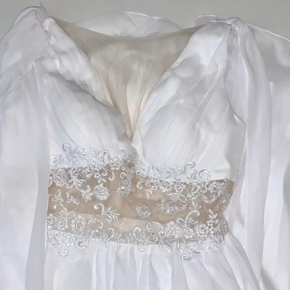 Bohemian Ancient Greece-Inspired Bridal Gown - Unique Wedding Dress - Picture 3 of 7